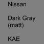 Preview: Nissan, Dark Gray (matt), KAE.